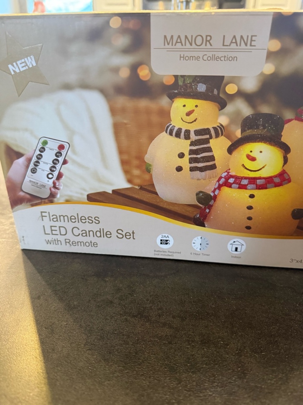 White Flameless LED Candle Set with Remote